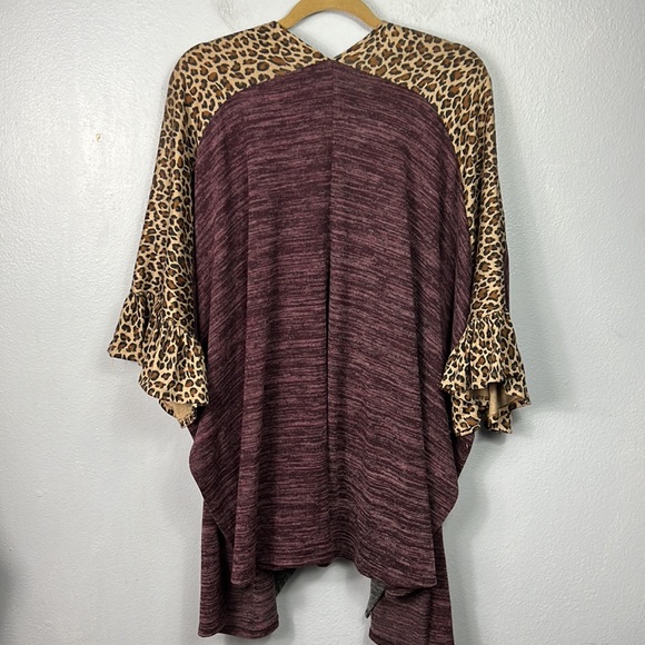 Umgee Open Front Cardigan with Front Pockets main image 0